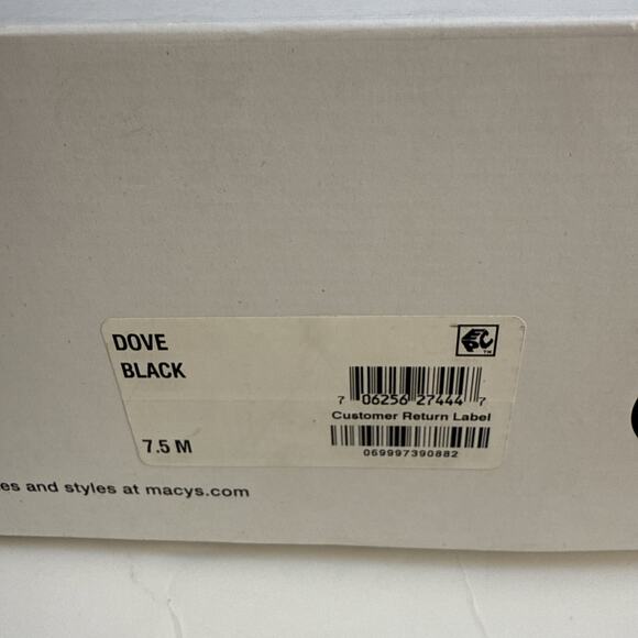 Bar III Dove Womens Black Faux‎ Leather Block Heel Ankle Booties Boots 7.5 NIB - Picture 8 of 8